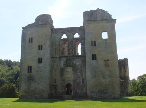 Front of Old Wardour Castle
